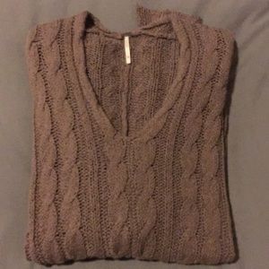 Mauve Free People Sweater
